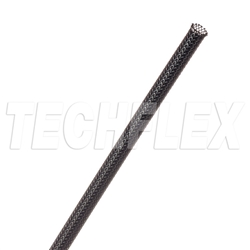 TECHFLEX PTN0.13BK BLACK 1/8" GENERAL PURPOSE EXPANDABLE    BRAIDED SLEEVING, FLEXO PET, 305 METER ROLL