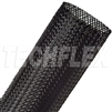 TECHFLEX PTN2.50BK BLACK 2-1/2" GENERAL PURPOSE  EXPANDABLE BRAIDED SLEEVING, FLEXO PET, 200 FOOT ROLL *SPECIAL ORDER*