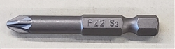 PROSKIT PZ2X1-15/16 #2 POZIDRIVE BIT 1/4" HEX DRIVE