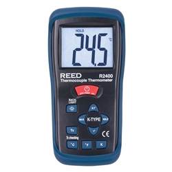 REED R2400 TYPE K THERMOCOUPLE THERMOMETER