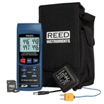 REED R2450SD-KIT DATA LOGGING THERMOMETER WITH POWER        ADAPTER AND SD CARD