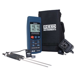 REED R2450SD-KIT5 DATA LOGGING RTD THERMOMETER KIT