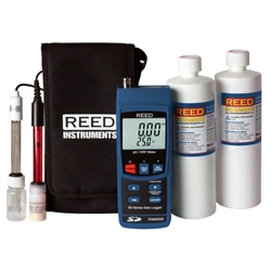 REED R3000SD-KIT2 DATA LOGGING PH/ORP METER WITH ELECTRODES AND BUFFER SOLUTION