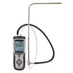 REED R3001 PITOT TUBE ANEMOMETER / DIFFERENTIAL MANOMETER   WITH AIR VOLUME