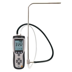 REED R3001 PITOT TUBE ANEMOMETER / DIFFERENTIAL MANOMETER   WITH AIR VOLUME