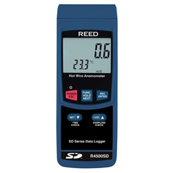 REED R4500SD DATA LOGGING HOT WIRE THERMO-ANEMOMETER