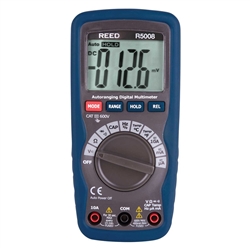 REED R5008 COMPACT DIGITAL MULTIMETER WITH TEMPERATURE