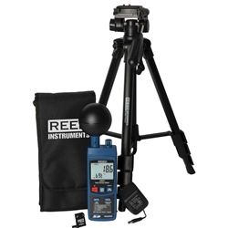 REED R6250SD-KIT2 DATA LOGGING HEAT STRESS METER WITH       TRIPOD, SD CARD AND POWER ADAPTER