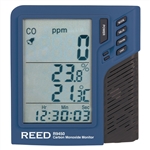 REED R9450 CARBON MONOXIDE MONITOR WITH TEMPERATURE AND     HUMIDITY