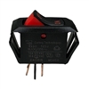 CARLING RA911-VB-B-1-V-XN ROCKER SWITCH SPST ON-OFF,        16A @ 125VAC / 10A @ 250VAC, ON & OFF MARKINGS, QC TERMINALS