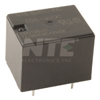 NTE R46-5D12-24 24VDC PCB RELAY SPDT *ROHS* 12A@125VAC      7A@250VAC/30VDC