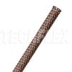 TECHFLEX RR30.25DB FLEXO 1/4" RODENT RESISTANT EXPANDABLE   BRAIDED SLEEVING, DARK BROWN, 200 FOOT ROLL