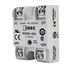 IDEC RSSDN-50A SOLID STATE RELAY 32VDC SPST-NO 50A/660V     ZERO SWITCHING