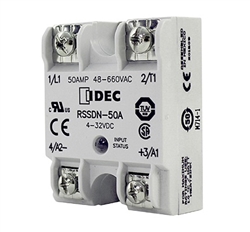 IDEC RSSDN-50A 3-32VDC INPUT SOLID STATE RELAY 660VAC 50A   PANEL MOUNT, *HEATSINK REQUIRED*