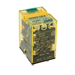 IDEC RU4S-C-D12 RELAY 12VDC 4PDT 14 PIN, 6A@250VAC/30VDC    1/10HP@250VAC, WITH LED, NO TEST BUTTON, CSA