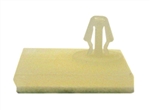 BPS BUSBOARD SA120 ADHESIVE STANDOFFS, OFFSET 0.6" X 0.6"   SQUARE BASE, .120" HEIGHT, FITS 0.125" PCB HOLE, 8/PACK