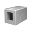 SB-1P-WH KEYSTONE SURFACE MOUNT BOX, 1-PORT WHITE