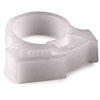 HELLERMANN TYTON SNP710M4 SNAPPER HOSE CLAMP, 0.46 - 0.56"  BUNDLE DIAMETER, POM, WHITE, 1000/PKG