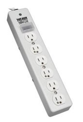 TRIPPLITE SPS-615-HG HOSPITAL-GRADE SURGE PROTECTOR         6 HOSPITAL-GRADE OUTLETS, UL1363, 15'CORD