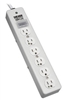 TRIPPLITE SPS606HGRA HOSPITAL-GRADE SURGE PROTECTOR         6 HOSPITAL-GRADE OUTLETS, UL1363, 6'CORD