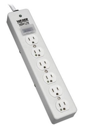 TRIPPLITE SPS606HGRA HOSPITAL-GRADE SURGE PROTECTOR         6 HOSPITAL-GRADE OUTLETS, UL1363, 6'CORD *SPECIAL ORDER*