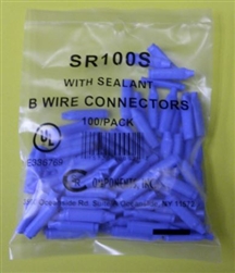 SR COMPONENT SR1000S GEL FILLED "B" WIRE CONNECTOR BLUE     100/PACK
