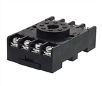 IDEC SR2P-06 RELAY BASE / SOCKET FOR 8 PIN OCTAL RELAYS,    DPDT/SPDT 10A@300V, DIN RAIL OR PANEL MOUNT