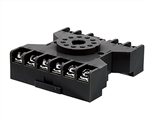 IDEC SR3P-06 RELAY BASE / SOCKET FOR 11 PIN OCTAL RELAYS,   3PDT 10A@300V, DIN RAIL OR PANEL MOUNT