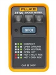FLUKE ST120 GFCI SOCKET TESTER, EASY-TO-SEE LEDS, VERIFY    CORRECT WIRING FOR STANDARD / GFCI