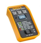 FLUKE ST120+ GFCI SOCKET TESTER WITH BEEPER, EASY-TO-SEE    LEDS, VERIFY CORRECT WIRING FOR STANDARD / GFCI