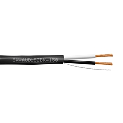 SYNCABLE SW-AUD162BK SPEAKER WIRE 16AWG 2 CONDUCTOR STRANDED OXYGEN FREE BC, BLACK PVC, C(UL) CMG/FT4 (150M = FULL BOX)