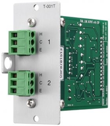 TOA T-001T DUAL LINE OUTPUT WITH DSP MODULE, BALANCED,      9000M2 SERIES MODULE *SPECIAL ORDER*