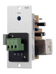 TOA T-01S BALANCED LINE OUT MODULE, TERMINAL BLOCK, 600 OHM 900 SERIES MODULE