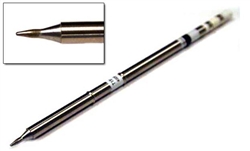 HAKKO T15-D08 CHISEL TIP 0.8 X 9.5MM, FOR THE FM-203, FM-204, FM-205, FM-206 & FX-951 STATIONS, AND THE FM2027 HANDPIECE