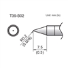 HAKKO T39-B02 CONICAL TIP R0.2 X 7.5MM FOR THE FX-971       SOLDERING STATION *SPECIAL ORDER*