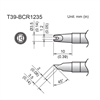 HAKKO T39-BCR1235 SLOT TIP 1.2MM/45 DEGREES X 3.5 X 10MM,   FOR THE FX-971 SOLDERING STATION *SPECIAL ORDER*