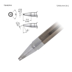 HAKKO T39-BCR16 BEVEL V-GROOVE TIP 1.6MM\25 DEGREES X       11.5MM, FOR THE FX-971 SOLDERING STATION