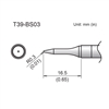 HAKKO T39-BS03 CONICAL SLIM TIP R0.3 X 16.5MM,              FOR THE FX-971 SOLDERING STATION