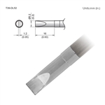 HAKKO T39-DL52 CHISEL TIP 5.2 X 16MM, FOR THE FX-971        SOLDERING STATION