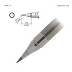 HAKKO T39-IL02 CONICAL TIP R0.2 X 12.5MM, FOR THE FX-971    SOLDERING STATION