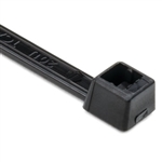 HELLERMANN TYTON T40R0M4 STANDARD CABLE TIE 8" LENGTH 40LB  TENSILE STRENGTH, BLACK 1000/PACK