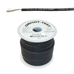 CIRCUIT TEST TLBLK-25 TEST LEAD WIRE 18AWG 5KV BLACK,       EPDM RUBBER INSULATION, 25' ROLL