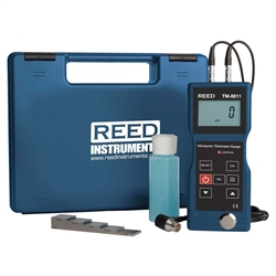 REED TM-8811-KIT ULTRASONIC THICKNESS GAUGE WITH 5-STEP     CALIBRATION BLOCK