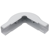 HELLERMANN TYTON TSR1W-29-1 EXTERNAL CORNER COVER 3/4" WITH 1" BEND RADIUS, WHITE