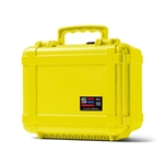 UK 6510 S3 YELLOW WATERTIGHT CASE (ID: 12" X 9" X 6") WITH  FOAM