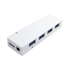 USB-HUB3-04WH WHITE 4-PORT USB 3.0 HUB, 5V/4AMP DC POWER    SUPPLY INCLUDED