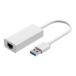 USB-RJ45-1G USB-A 3.0 MALE TO RJ45 GIGABIT NETWORK ADAPTER, 10/100/1000 MBPS GIGABIT ETHERNET, 6 INCHES