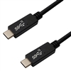 USBC1M USB 3.2 TYPE-C MALE TO TYPE-C MALE CABLE, USB-IF     CERTIFIED, BLACK, 1 METER (10G 5A)