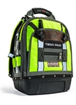 VETO PRO PAC TECH PAC HI-VIZ YELLOW BACKPACK TOOL BAG       (W:9.875" L:14.25" H:21.5") *SPECIAL ORDER*