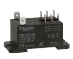 SCHNEIDER 92S11A22D-120 POWER RELAY 120VAC DPDT, 30A-NORMALLY OPEN / 3A-NORMALLY CLOSED, FLANGE MOYNT STYLE, UL CSA